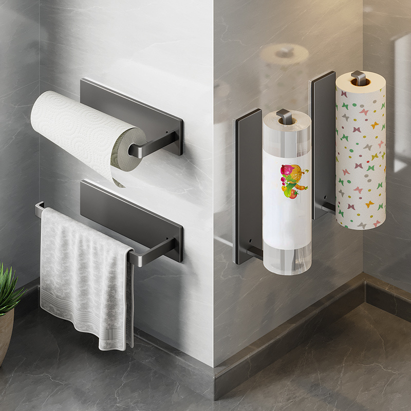1pc Punch-free Paper Towel Hanger, Roll Paper Holder, Fresh Film Storage Rack, Wall Hanging Shelf Kitchen Accessories
1pc Punch-free Paper Towel Hanger, Roll Paper Holder, Fresh Film Storage Rack, Wall Hanging Shelf Kitchen Accessories