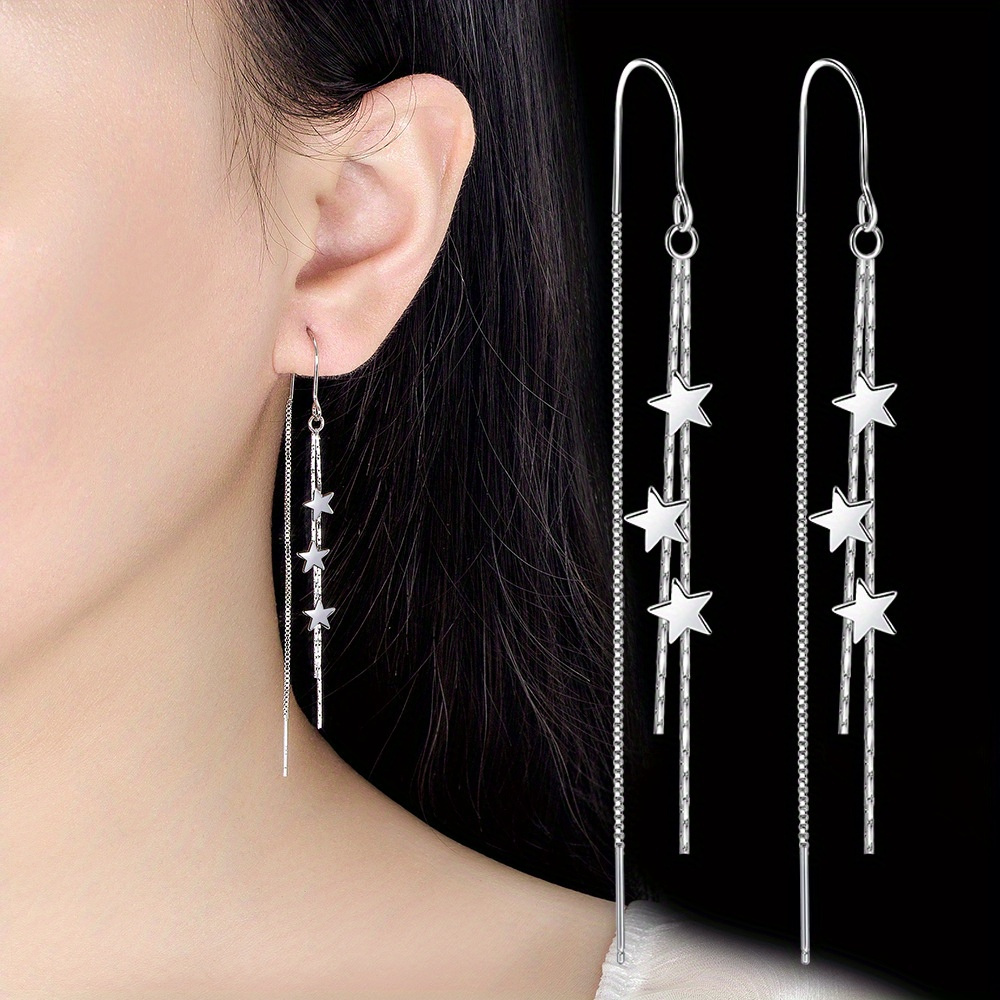 Fashionable, Simple, , Star Tassels, Women's Long Copper Drop Earrings, Earrings, Earrings
Fashionable, Simple, , Star Tassels, Women's Long Copper Drop Earrings, Earrings, Earrings