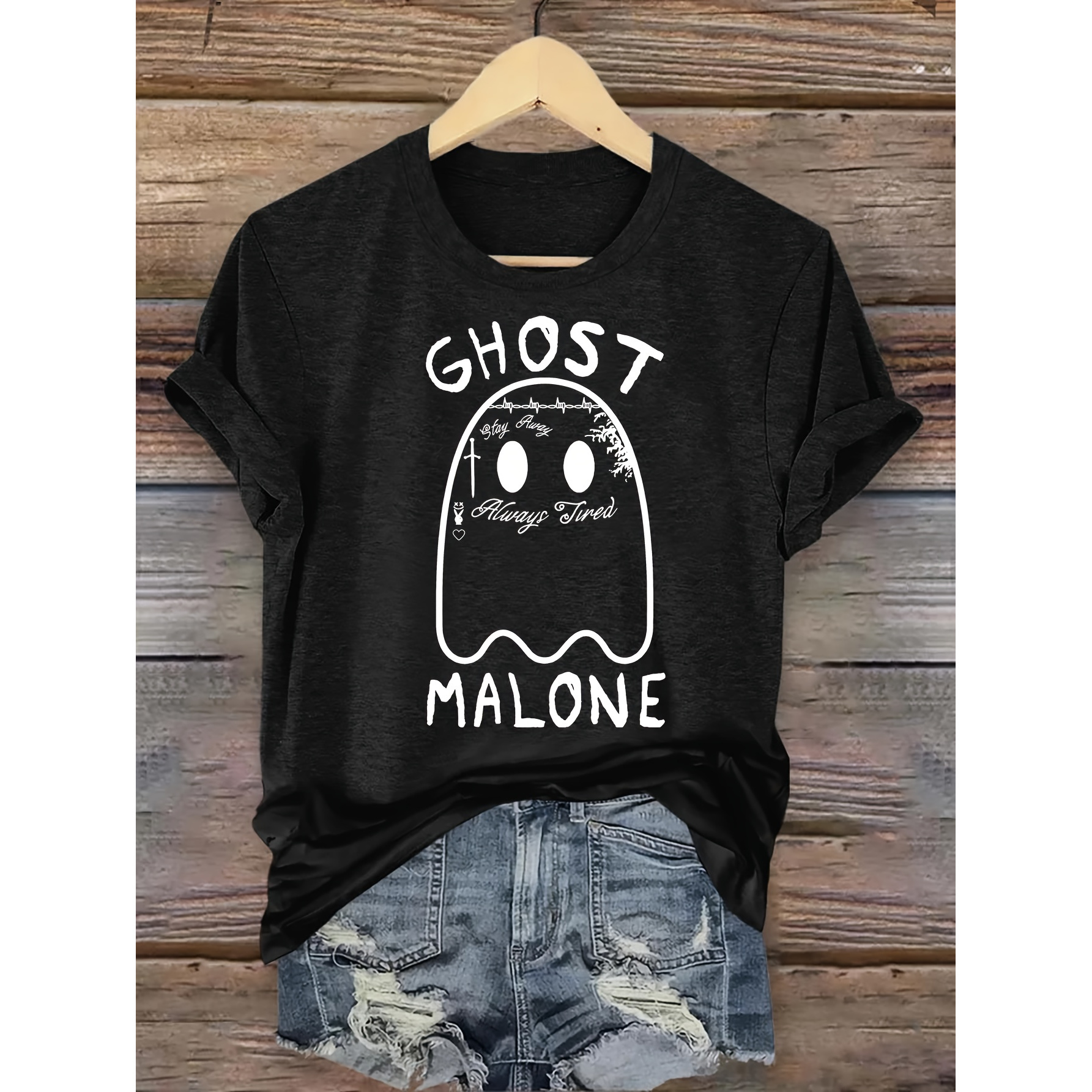 Large Sizehalloween Print T-shirt, Short Sleeve Round Neck Casual Top Summer And Spring, Women's Clothing
Large Sizehalloween Print T-shirt, Short Sleeve Round Neck Casual Top Summer And Spring, Women's Clothing