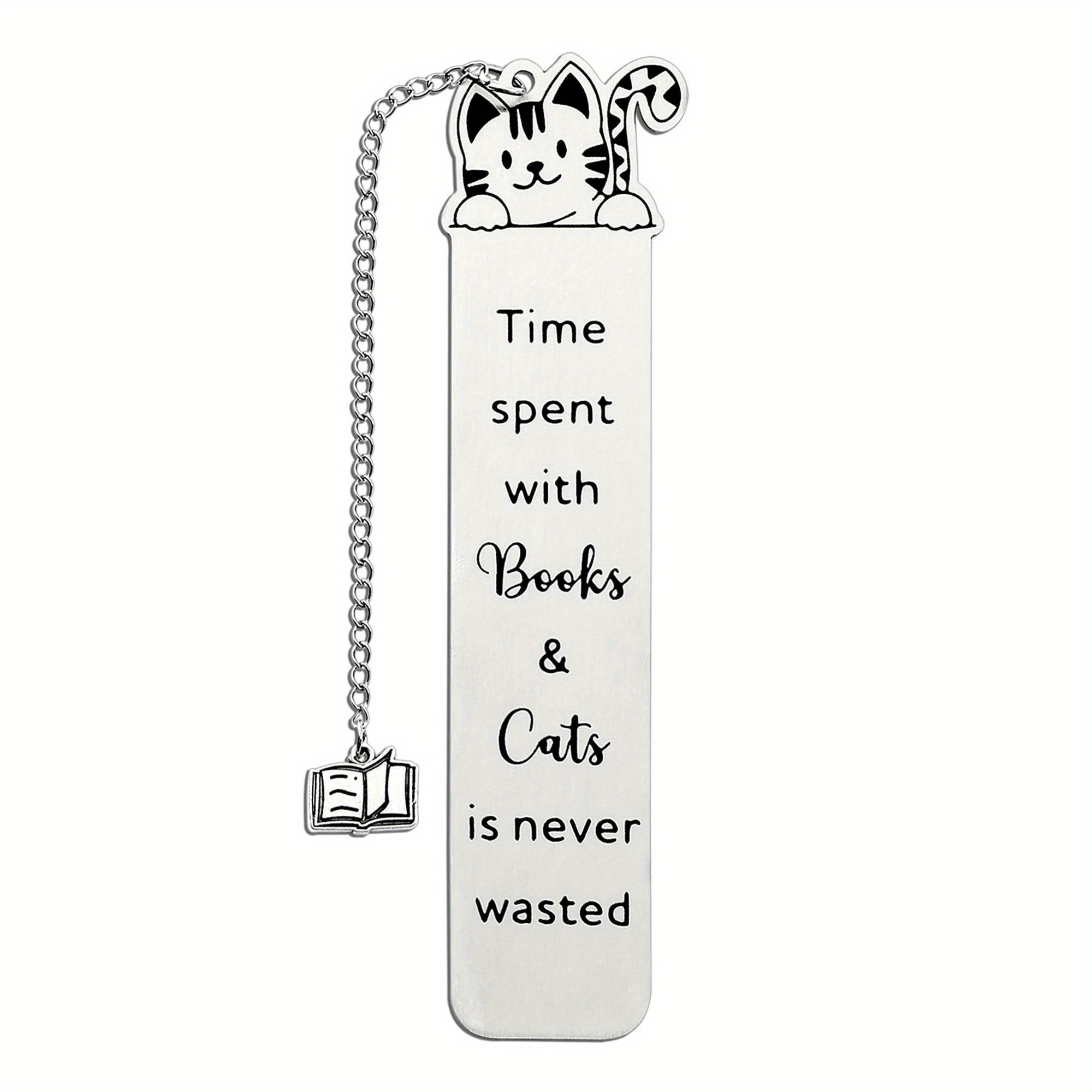 Cat-themed Stainless Steel Bookmark - Perfect Gift For , Office Supplies, Best For Christmas
Cat-themed Stainless Steel Bookmark - Perfect Gift For , Office Supplies, Best For Christmas