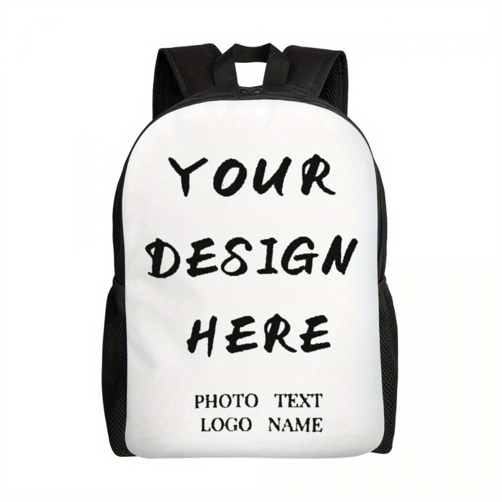 Personalized Photo & Logo Backpack - Customizable, Lightweight With Adjustable Straps For Men & Women - Ideal For Travel, Camping & Laptop Storage
Personalized Photo & Logo Backpack - Customizable, Lightweight With Adjustable Straps For Men & Women - Ideal For Travel, Camping & Laptop Storage