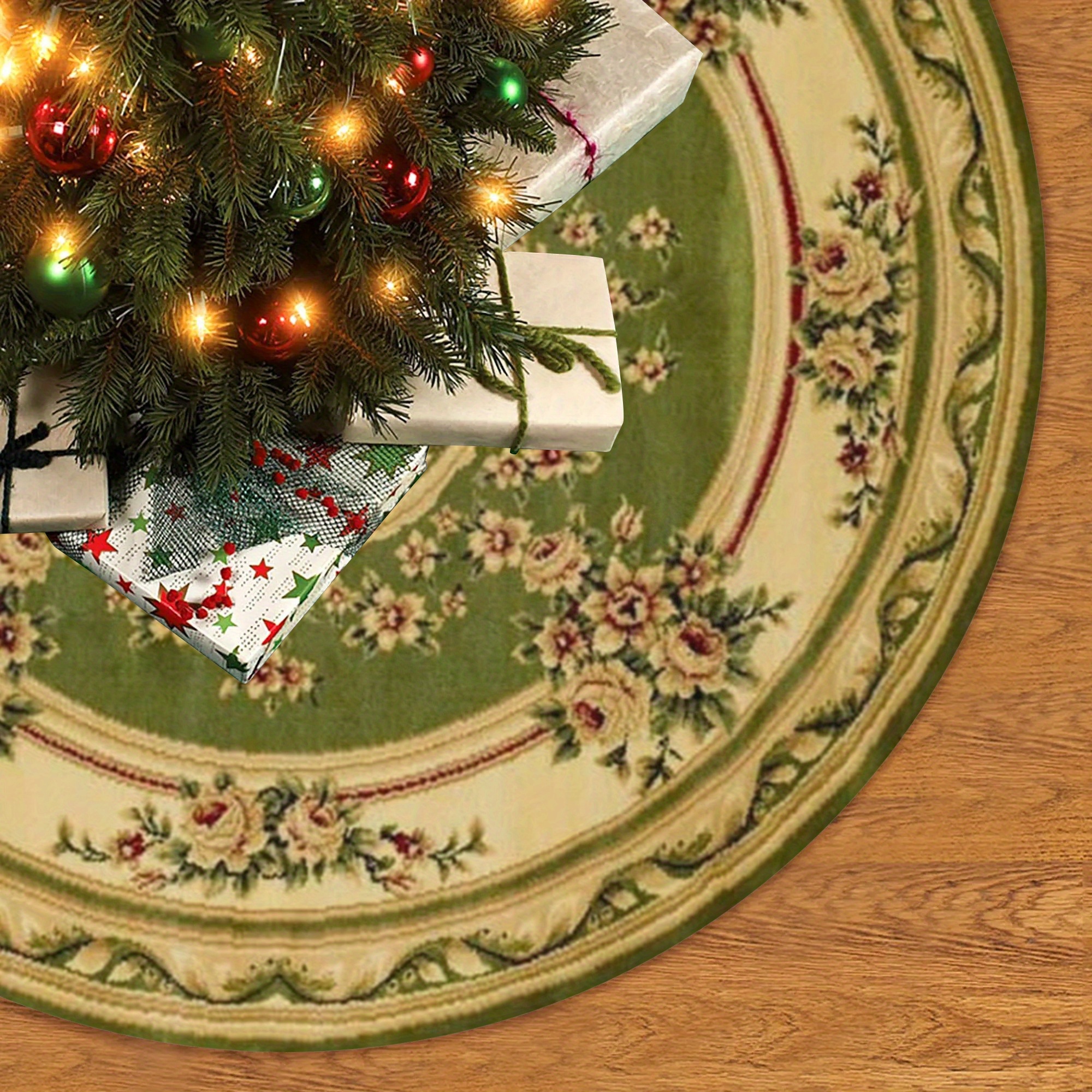 Floral Christmas Tree Skirt, Polyester Mat For Christmas, Wedding, Seasonal Winter Decorations, Non-electric Party Supplies – Skirt For Home, Office, Party Decor, 48 Inches – Q8y27c105
Floral Christmas Tree Skirt, Polyester Mat For Christmas, Wedding, Seasonal Winter Decorations, Non-electric Party Supplies – Skirt For Home, Office, Party Decor, 48 Inches – Q8y27c105