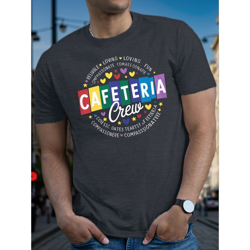 Men's Casual Crew Neck T-shirt With Geometric Print - Breathable Polyester, Machine Washable - Summer
Men's Casual Crew Neck T-shirt With Geometric Print - Breathable Polyester, Machine Washable - Summer