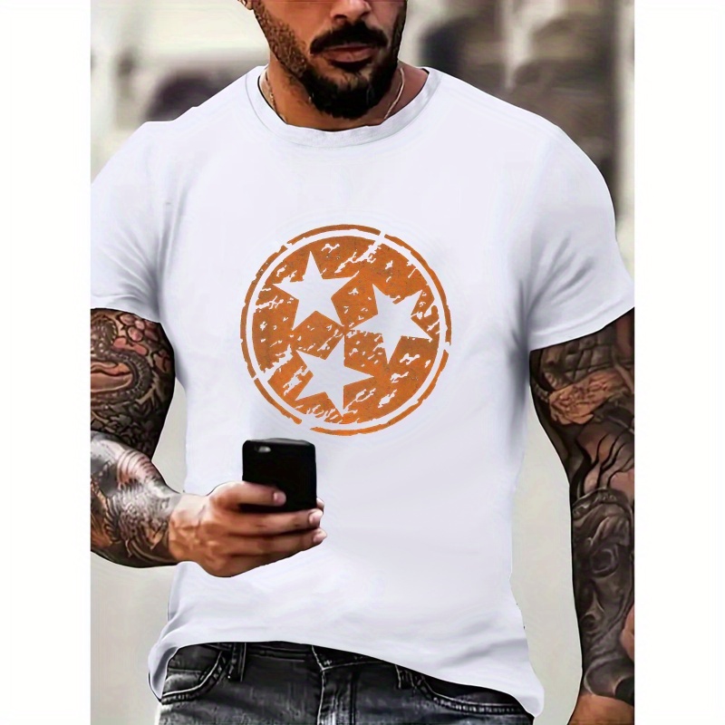 1pc Distressed T- - , , Round , Polyester, Printed Pattern, , , For Summer / , Adult Men
1pc Distressed T- - , , Round , Polyester, Printed Pattern, , , For Summer / , Adult Men