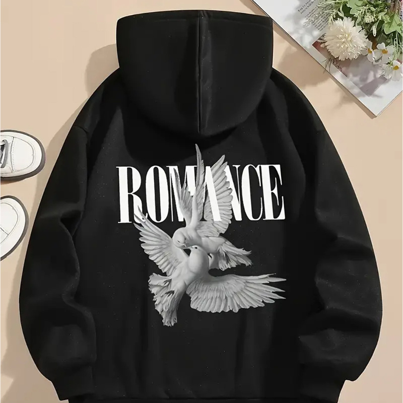 Graphic Print Hoodie, Drawstring Casual Hooded Sweatshirt For Winter & Fall, Women's Clothing
Graphic Print Hoodie, Drawstring Casual Hooded Sweatshirt For Winter & Fall, Women's Clothing