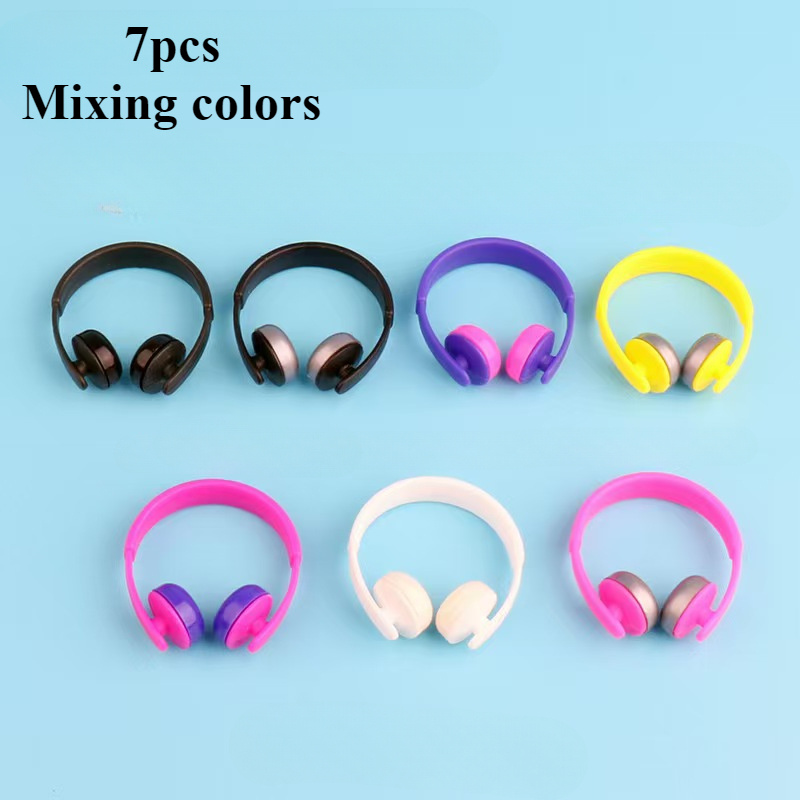 Miniature Doll Headphones & Hat Clips Set - Colors, Cute Neck Earphone Charms For Party Decorations & Crafts
Miniature Doll Headphones & Hat Clips Set - Colors, Cute Neck Earphone Charms For Party Decorations & Crafts