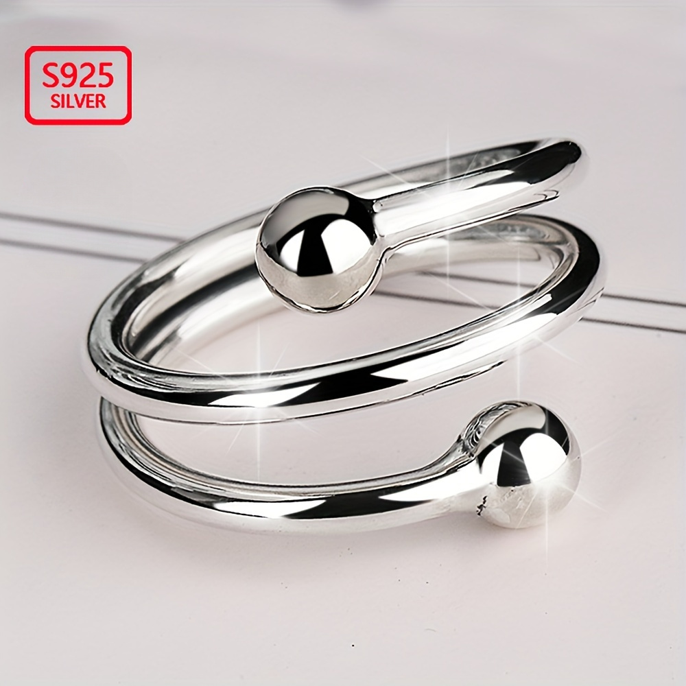 1 Piece S925 Sterling Silver Geometric Minimalist Fashion Finger Ring For And Outdoor Wear
1 Piece S925 Sterling Silver Geometric Minimalist Fashion Finger Ring For And Outdoor Wear