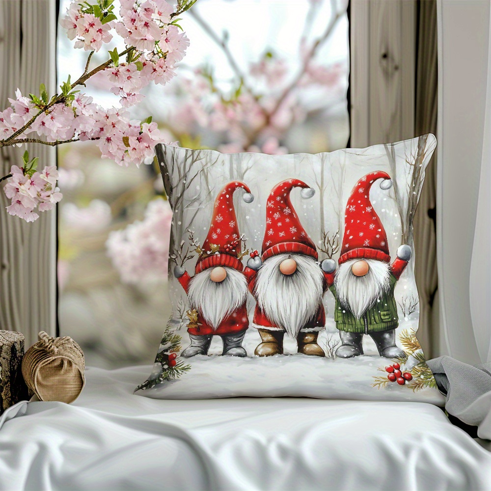 Super Soft Cartoon Christmas Dwarf Throw Pillow Cover - Hidden Zipper, Plush Cushion Case For Sofa, Bed, Car & Living Room Decor (pillow Insert Not Included)
Super Soft Cartoon Christmas Dwarf Throw Pillow Cover - Hidden Zipper, Plush Cushion Case For Sofa, Bed, Car & Living Room Decor (pillow Insert Not Included)
