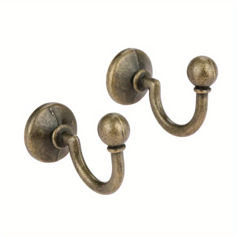 2pcs Casual Coat Hooks, Wall Mount Hat Robe Hooks For Bathroom Kitchen, Antique Bronze Furniture Hardware
2pcs Casual Coat Hooks, Wall Mount Hat Robe Hooks For Bathroom Kitchen, Antique Bronze Furniture Hardware