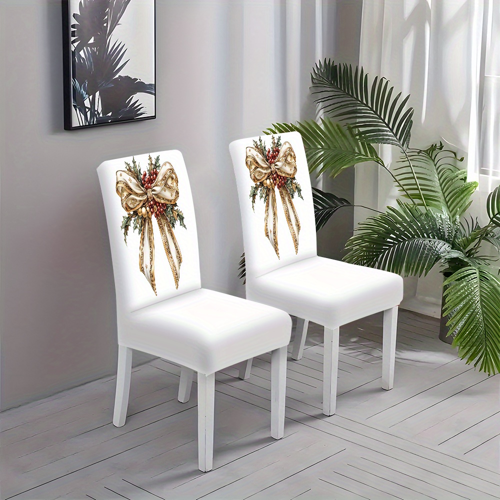 Set Of 2/4/6 - Covers Christmas Decor , Polyester Slipcovers For Dining And , - No Required
Set Of 2/4/6 - Covers Christmas Decor , Polyester Slipcovers For Dining And , - No Required