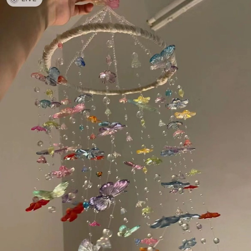 Handmade Butterfly Wind Chimes - Indoor Pendant For Good Friends - Diy Crafted With Durable Material
Handmade Butterfly Wind Chimes - Indoor Pendant For Good Friends - Diy Crafted With Durable Material