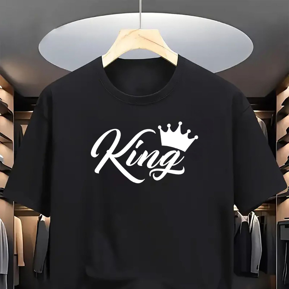 Men's Casual Neck T-shirt With Letter Print - Breathable Polyester, Machine Washable - All , Men's Casual, Round Neck, Letter Print, Short Sleeve, T-shirt
Men's Casual Neck T-shirt With Letter Print - Breathable Polyester, Machine Washable - All , Men's Casual, Round Neck, Letter Print, Short Sleeve, T-shirt