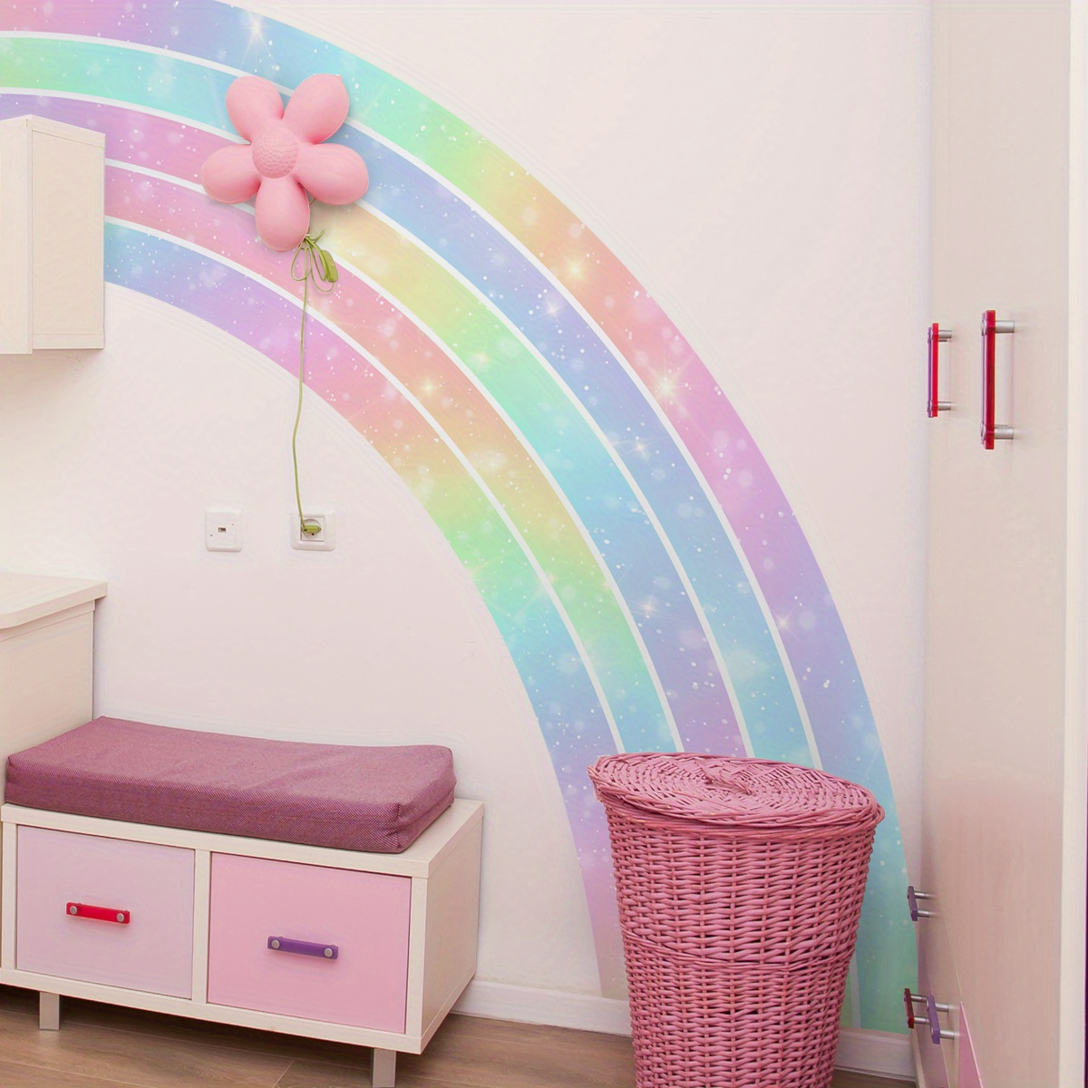 Large Rainbow Wall Decals - Self-adhesive, Style For Living Room, Bedroom, And Hallway Decor, Rainbow Room Decor
Large Rainbow Wall Decals - Self-adhesive, Style For Living Room, Bedroom, And Hallway Decor, Rainbow Room Decor
