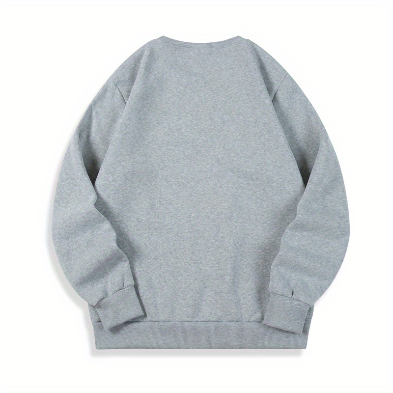 Printed Crew Neck Sweatshirt For Men - Long Sleeve, Loose Fit, 100% Polyester Knit Fabric, Sports Style With Slight Stretch
Printed Crew Neck Sweatshirt For Men - Long Sleeve, Loose Fit, 100% Polyester Knit Fabric, Sports Style With Slight Stretch