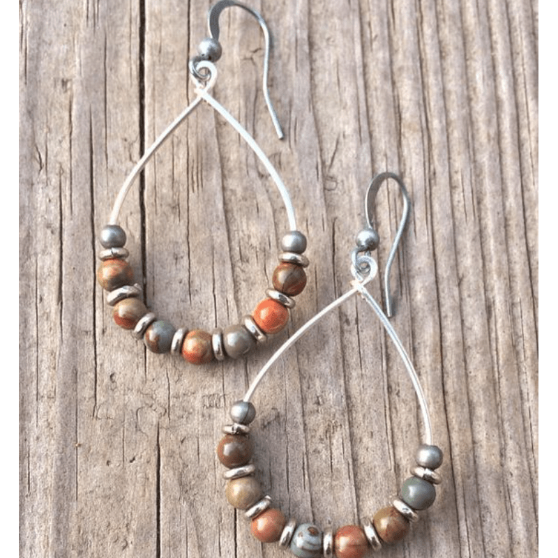 2pcs Vintage Drop Beaded Classic Bohemian Ethnic Natural Stone Copper Earrings Woman Party Holiday Gift
2pcs Vintage Drop Beaded Classic Bohemian Ethnic Natural Stone Copper Earrings Woman Party Holiday Gift