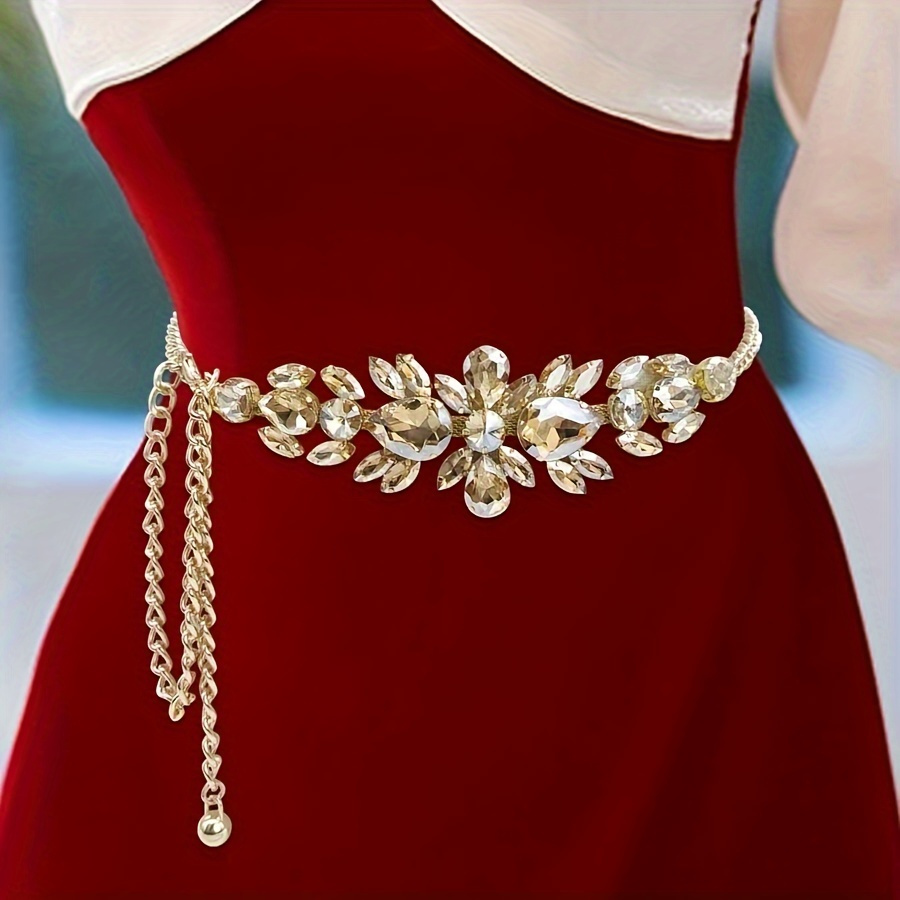 Adjustable Water Drill Chain Belt For Women, A Golden Vintage Bohemian Style Belt, Suitable For Parties And Evening Wear.
Adjustable Water Drill Chain Belt For Women, A Golden Vintage Bohemian Style Belt, Suitable For Parties And Evening Wear.