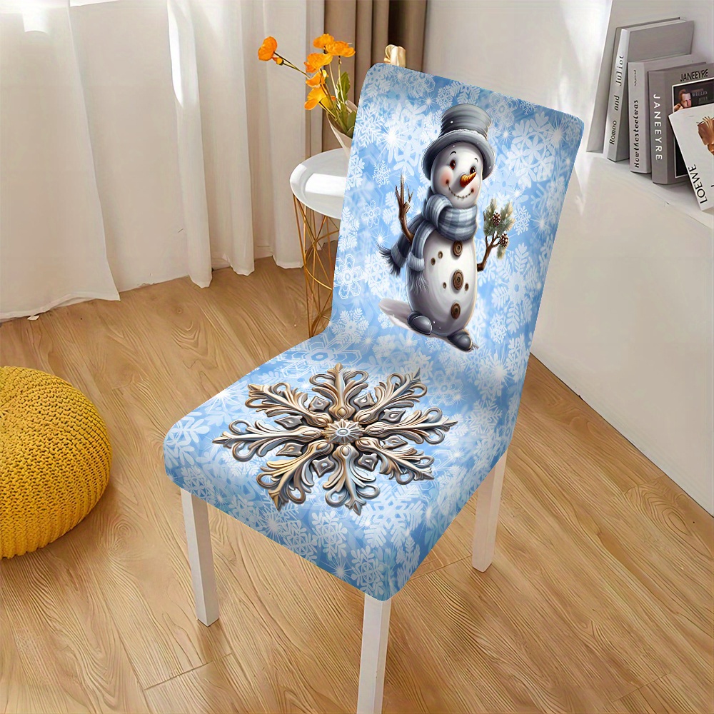 & Snowman Blue Stretch Chair Covers - Gift, Universal Fit For Dining & Living , , 2pcs/4pcs/6pcs Set
& Snowman Blue Stretch Chair Covers - Gift, Universal Fit For Dining & Living , , 2pcs/4pcs/6pcs Set
