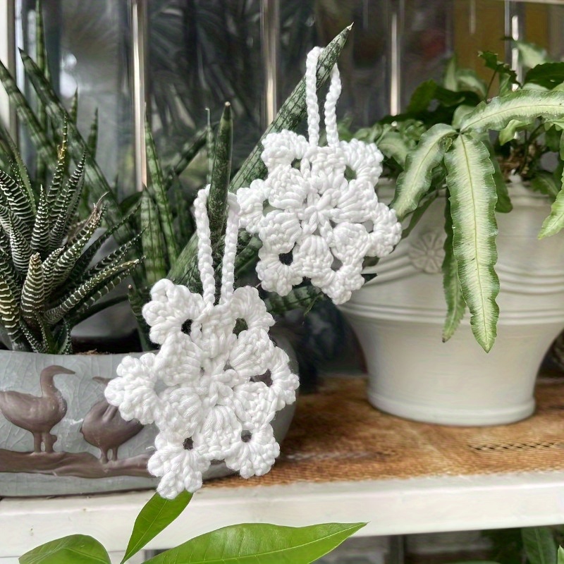 10pcs Handcrafted Crocheted Ornaments - Christmas & Holiday Decor, Ideal For Bags, Clothing, Home & Window, Christmas Decor
10pcs Handcrafted Crocheted Ornaments - Christmas & Holiday Decor, Ideal For Bags, Clothing, Home & Window, Christmas Decor