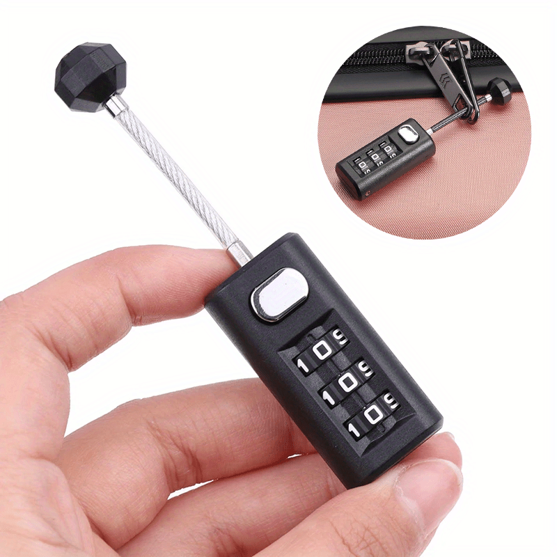 1x Abs 3- Combination Lock - Rust-proof, Weatherproof Padlock With Customizable Code For Luggage, Backpacks, Toolboxes & Cabinets, Luggage Lock
1x Abs 3- Combination Lock - Rust-proof, Weatherproof Padlock With Customizable Code For Luggage, Backpacks, Toolboxes & Cabinets, Luggage Lock