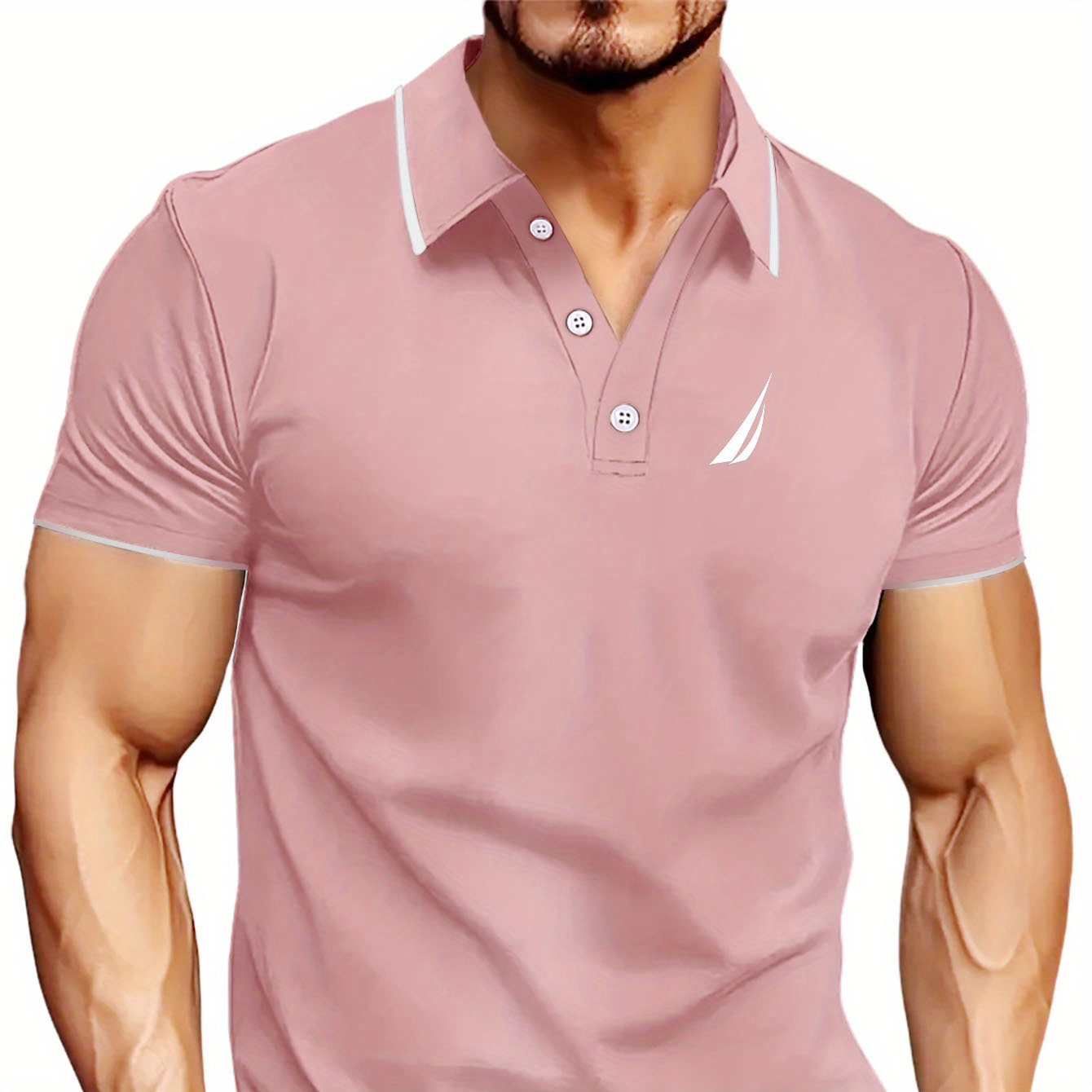 Men's Casual Summer Shirt With Geometric Print - Breathable, Stretch Fabric, Button-up Collar, Short Sleeve
Men's Casual Summer Shirt With Geometric Print - Breathable, Stretch Fabric, Button-up Collar, Short Sleeve