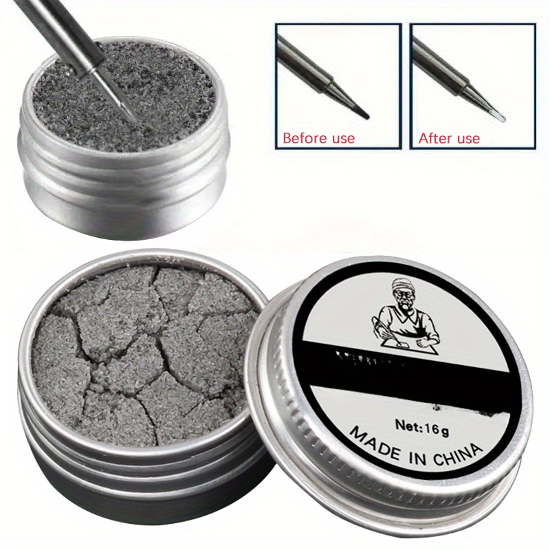 Iron Tip , Tin Bga Tip , Solder Tip Cleaning Remover, And Welding , No Battery Required - Net 16g
Iron Tip , Tin Bga Tip , Solder Tip Cleaning Remover, And Welding , No Battery Required - Net 16g