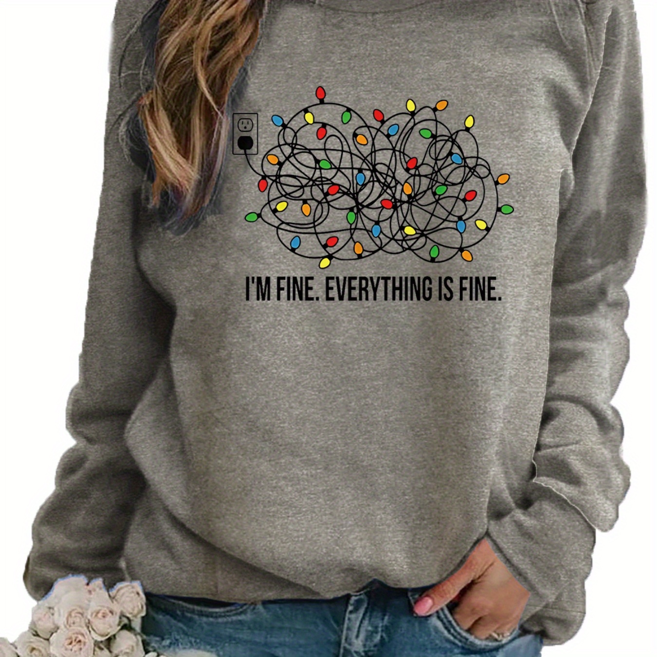 Women's Christmas Print Sweatshirt - Casual Crew Neck, Long Sleeve Pullover With Cotton , Machine Washable
Women's Christmas Print Sweatshirt - Casual Crew Neck, Long Sleeve Pullover With Cotton , Machine Washable