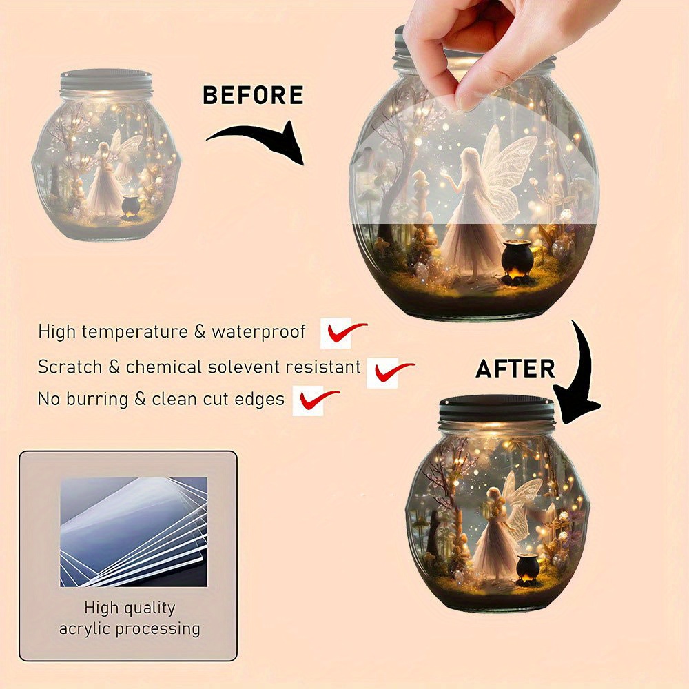 Christmas & Halloween Themed Acrylic Pendant Ornaments, Fairy & Design, Decorative Hanging Charms For , Waterproof & Resistant, No Electricity Required
Christmas & Halloween Themed Acrylic Pendant Ornaments, Fairy & Design, Decorative Hanging Charms For , Waterproof & Resistant, No Electricity Required