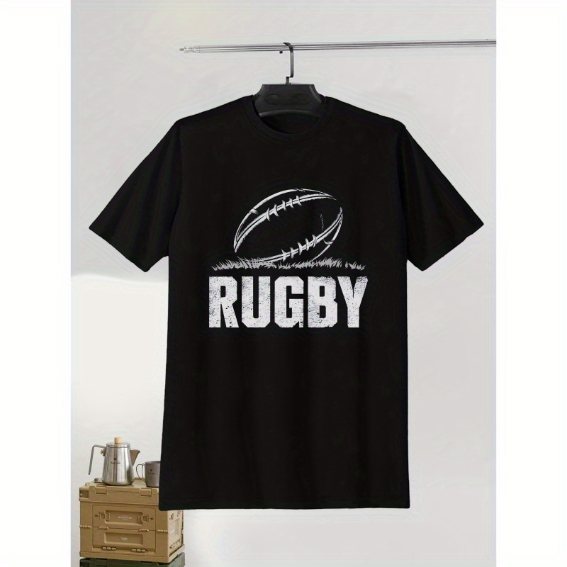 T-shirt Rugby Typographique pour Hommes - Manches Courtes Décontractées, Polyester Respirant, T-Shirt de Mode d'Été
T-shirt Rugby Typographique pour Hommes - Manches Courtes Décontractées, Polyester Respirant, T-Shirt de Mode d'Été