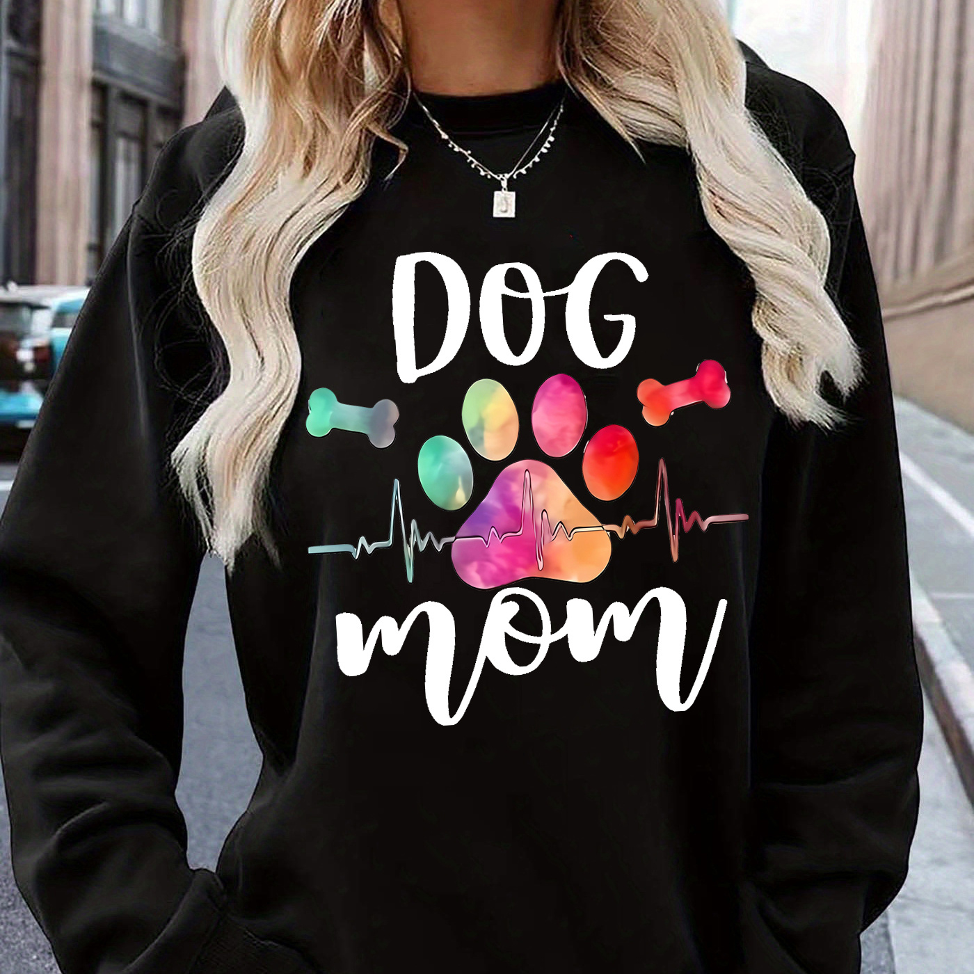Women's Sweatshirt, Casual Long Sleeve Crew Neck Pullover, Polyester Knit Fabric, Stretchy, Cartoon Print, Fall/, Adult Size
Women's Sweatshirt, Casual Long Sleeve Crew Neck Pullover, Polyester Knit Fabric, Stretchy, Cartoon Print, Fall/, Adult Size