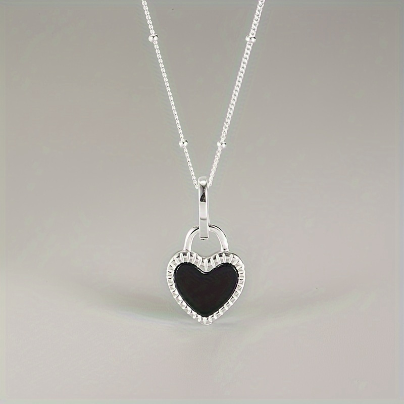 S925 Sterling Double-sided Heart-shaped Necklace With Personalized Chain Accessories For Women
S925 Sterling Double-sided Heart-shaped Necklace With Personalized Chain Accessories For Women