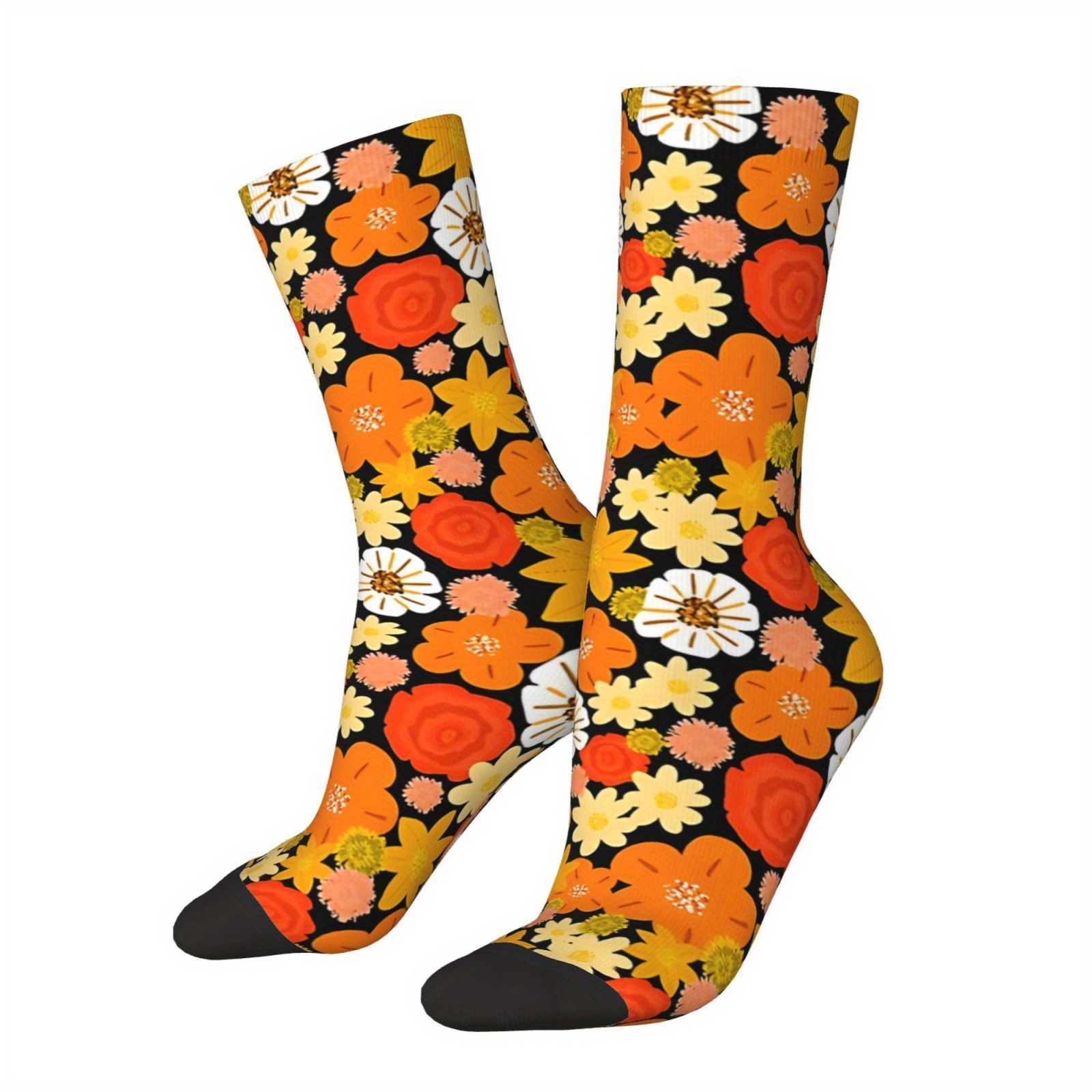 1 Pair Vintage Hip Hop Novelty Socks, Men's Funny Print, Knitted Polyester With Spandex, Random Print, Crew , Gift Idea
1 Pair Vintage Hip Hop Novelty Socks, Men's Funny Print, Knitted Polyester With Spandex, Random Print, Crew , Gift Idea
