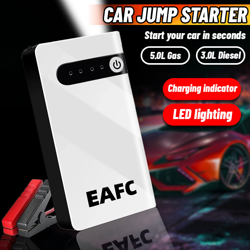 Démarreur de batterie de portable EAFC, démarreur de à batterie rechargeable au lithium-polymer 12V avec chargement USB pour démarrage d' de à essence 5.0L et diesel 3.0L
Démarreur de batterie de portable EAFC, démarreur de à batterie rechargeable au lithium-polymer 12V avec chargement USB pour démarrage d' de à essence 5.0L et diesel 3.0L
