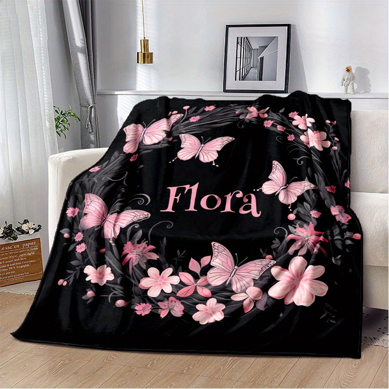 Custom Name Printed Blanket Butterfly Blanket Personalized Soft Warm Blanket For Bed Sofa Office Chair Blanket Christmas Halloween Gifts
Custom Name Printed Blanket Butterfly Blanket Personalized Soft Warm Blanket For Bed Sofa Office Chair Blanket Christmas Halloween Gifts