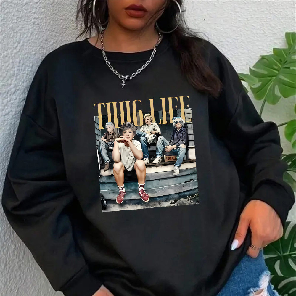 Life Casual Sweatshirt, Polyester Knit Fabric, Crew Neck Pullover With Slight Stretch, Fashionable For Adults - All Season Comfort
Life Casual Sweatshirt, Polyester Knit Fabric, Crew Neck Pullover With Slight Stretch, Fashionable For Adults - All Season Comfort
