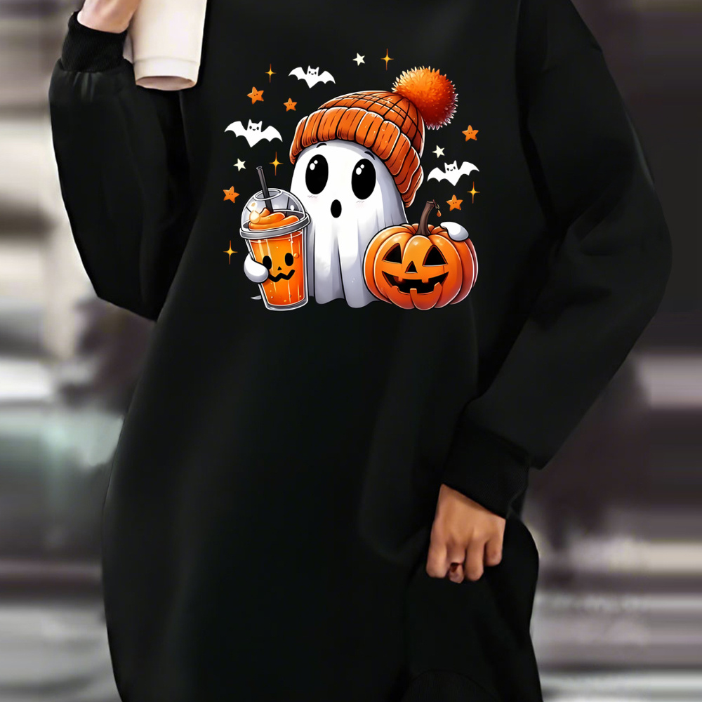 Neck Dress, Casual Long Sleeve Fleece Sweater Dress For Fall & Winter, Women's Clothing
Neck Dress, Casual Long Sleeve Fleece Sweater Dress For Fall & Winter, Women's Clothing