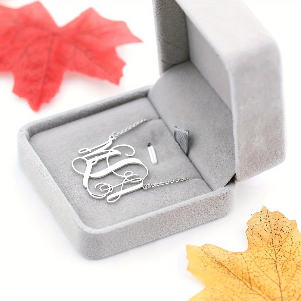 Customized Monogram Pendant Necklace, Personalized Stainless Steel Initial Letter Letter Pendant Necklace For Women Bohemian Jewelry Gift (customied Only English Language)
Customized Monogram Pendant Necklace, Personalized Stainless Steel Initial Letter Letter Pendant Necklace For Women Bohemian Jewelry Gift (customied Only English Language)