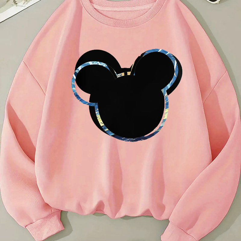 Women's Casual Crew Neck Sweatshirt With Unique Mouse Print - Long Sleeve, Soft Polyester, Machine Washable - All
Women's Casual Crew Neck Sweatshirt With Unique Mouse Print - Long Sleeve, Soft Polyester, Machine Washable - All