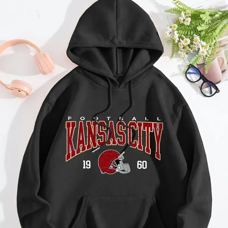 Pullover Hoodie - Casual Polyester Knit Fabric Hooded Sweatshirt With Geometric Pattern For Fall/winter Season
Pullover Hoodie - Casual Polyester Knit Fabric Hooded Sweatshirt With Geometric Pattern For Fall/winter Season