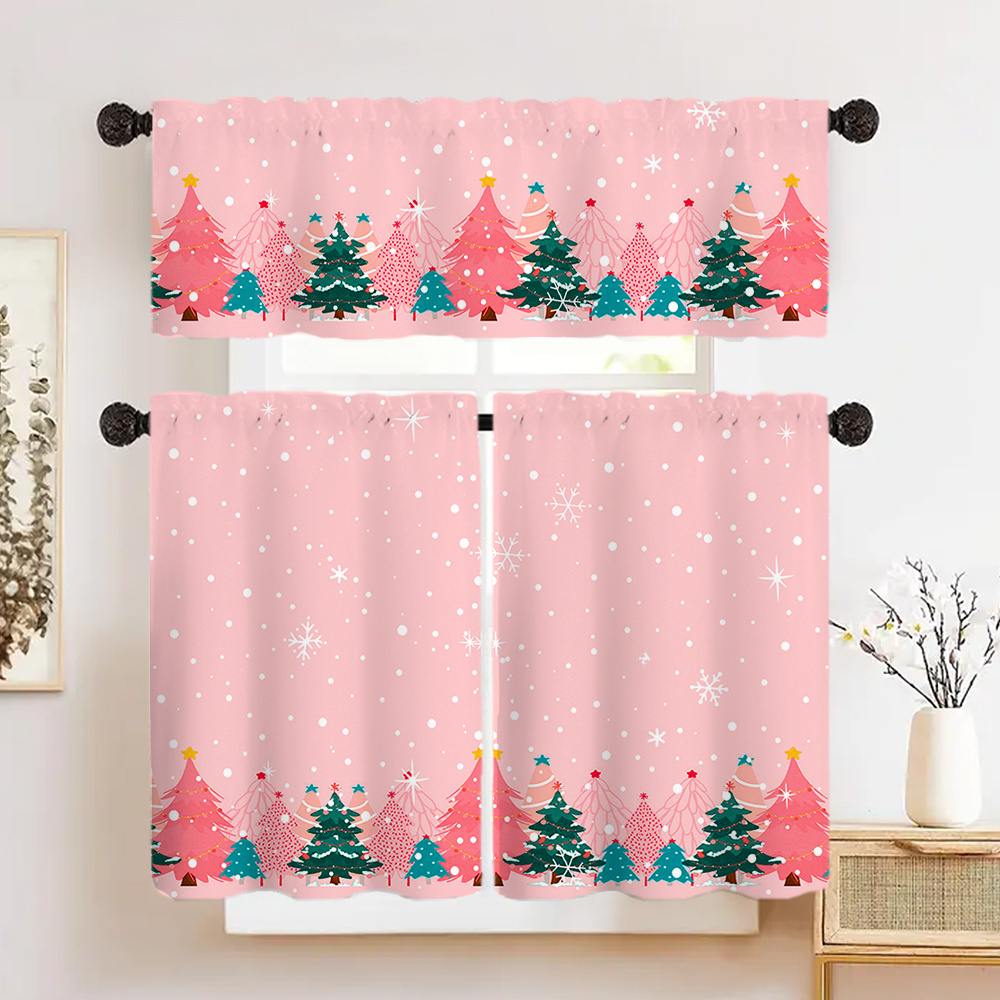 1pc/2pcs Christmas Small Curtain, Polyester , - Decoration Curtain, Suitable For , , , Bathroom, , , Etc., Decoration,
1pc/2pcs Christmas Small Curtain, Polyester , - Decoration Curtain, Suitable For , , , Bathroom, , , Etc., Decoration,