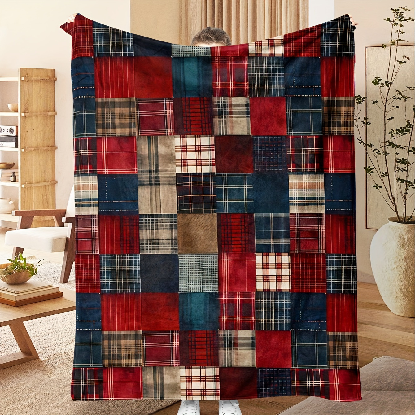 Cozy Vintage Flannel Throw Blanket - Soft, Warm & For Couch, Bed, Office, And Travel - Perfect Christmas Or Birthday Gift
Cozy Vintage Flannel Throw Blanket - Soft, Warm & For Couch, Bed, Office, And Travel - Perfect Christmas Or Birthday Gift