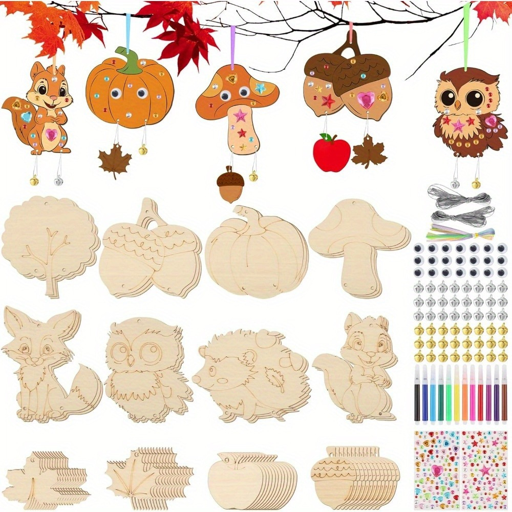 72 Piece Set Of Wind Play Crafts, Wooden Painting Wind Play Crafts, Autumn Crafts, Wind Play Crafts Set, Autumn Decoration Birthday Gift, Festival Crafts
72 Piece Set Of Wind Play Crafts, Wooden Painting Wind Play Crafts, Autumn Crafts, Wind Play Crafts Set, Autumn Decoration Birthday Gift, Festival Crafts
