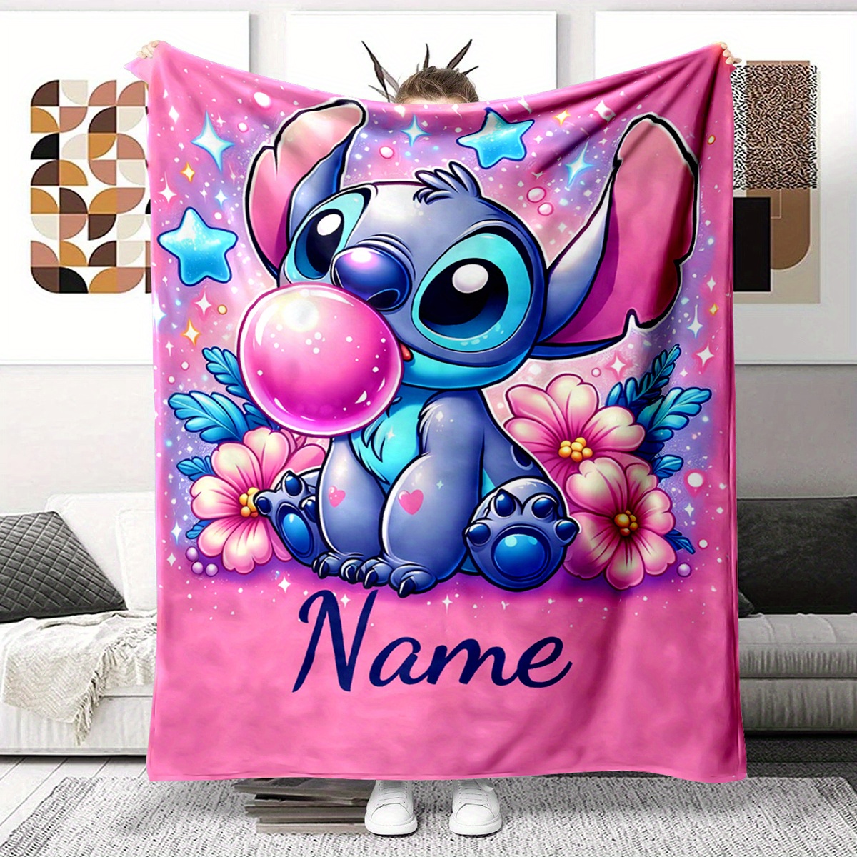 Personalized Polyester Blanket - Custom Name Throw For Bed, Sofa, And Picnic - , Machine Washable, Soft And Comfortable - Uncharged Lightweight Chunky Knit Blanket For Christmas And Gifts
Personalized Polyester Blanket - Custom Name Throw For Bed, Sofa, And Picnic - , Machine Washable, Soft And Comfortable - Uncharged Lightweight Chunky Knit Blanket For Christmas And Gifts