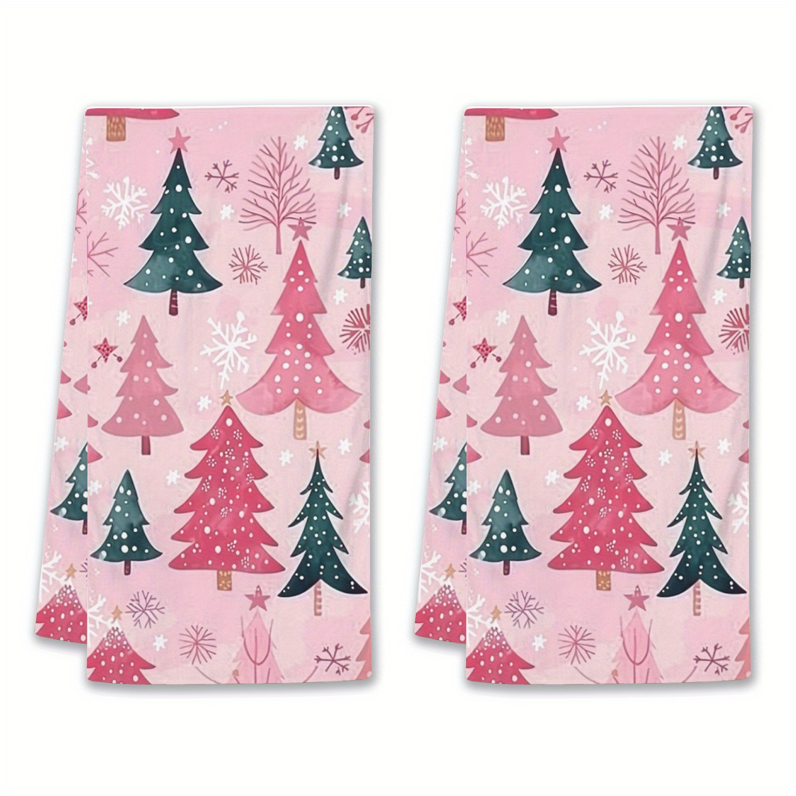 2pcs Christmas Tree Dish Towels - , Absorbent Polyester Kitchen & Bathroom Hand Towels For Holiday Decor, Christmas Decor
2pcs Christmas Tree Dish Towels - , Absorbent Polyester Kitchen & Bathroom Hand Towels For Holiday Decor, Christmas Decor