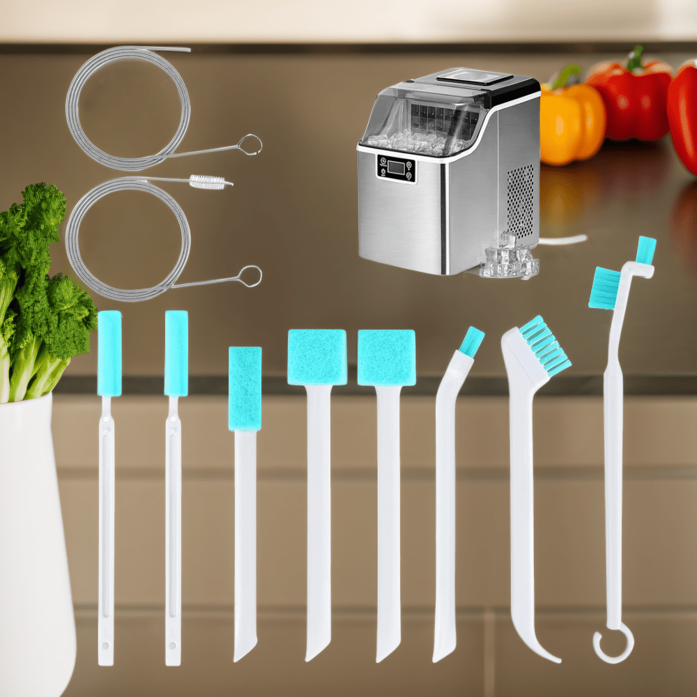 Ice Maker Cleaning Brush Set, Includes 2 Brushes With Nylon And 8 Gap Cleaning Brushes For Ice Maker Cleaning Tools
Ice Maker Cleaning Brush Set, Includes 2 Brushes With Nylon And 8 Gap Cleaning Brushes For Ice Maker Cleaning Tools