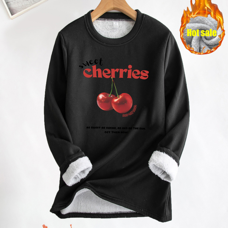 Women's Christmas Long Sleeve Round Neck Long Warm Sleepwear, Thickened Flannel Fabric, Polyester, Random Print, Ladies Fashion Top
Women's Christmas Long Sleeve Round Neck Long Warm Sleepwear, Thickened Flannel Fabric, Polyester, Random Print, Ladies Fashion Top