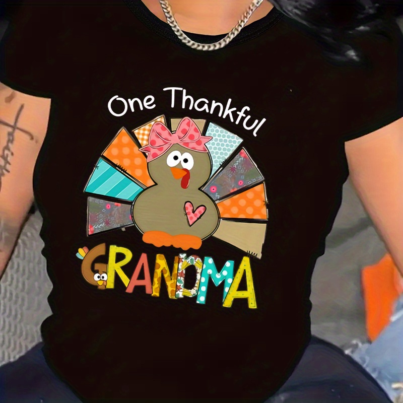 Thanksgiving Size Graphic Tee - Comfy & Loose Fit, Short Sleeve Crew Neck T-shirt For Women
Thanksgiving Size Graphic Tee - Comfy & Loose Fit, Short Sleeve Crew Neck T-shirt For Women