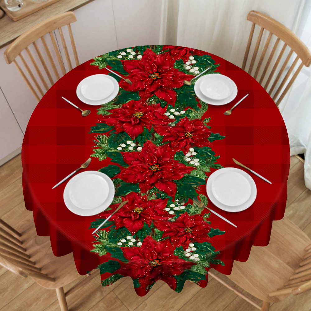 Round Christmas Tablecloth - Polyester Table For , , And Camping - Table Decor Or Battery
Round Christmas Tablecloth - Polyester Table For , , And Camping - Table Decor Or Battery
