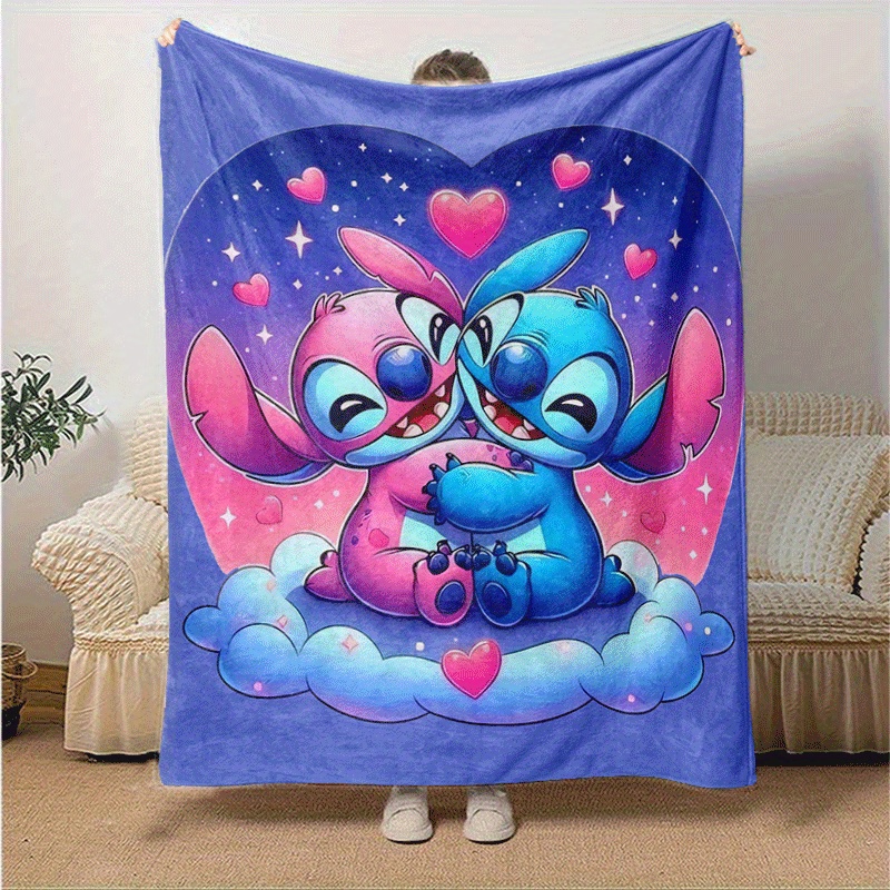Adorable Stitch Printed Blanket - Soft, Throw For Living Room, Bedroom, Car, Travel & Camping | Personalized Gift With Cute Cartoon Design
Adorable Stitch Printed Blanket - Soft, Throw For Living Room, Bedroom, Car, Travel & Camping | Personalized Gift With Cute Cartoon Design