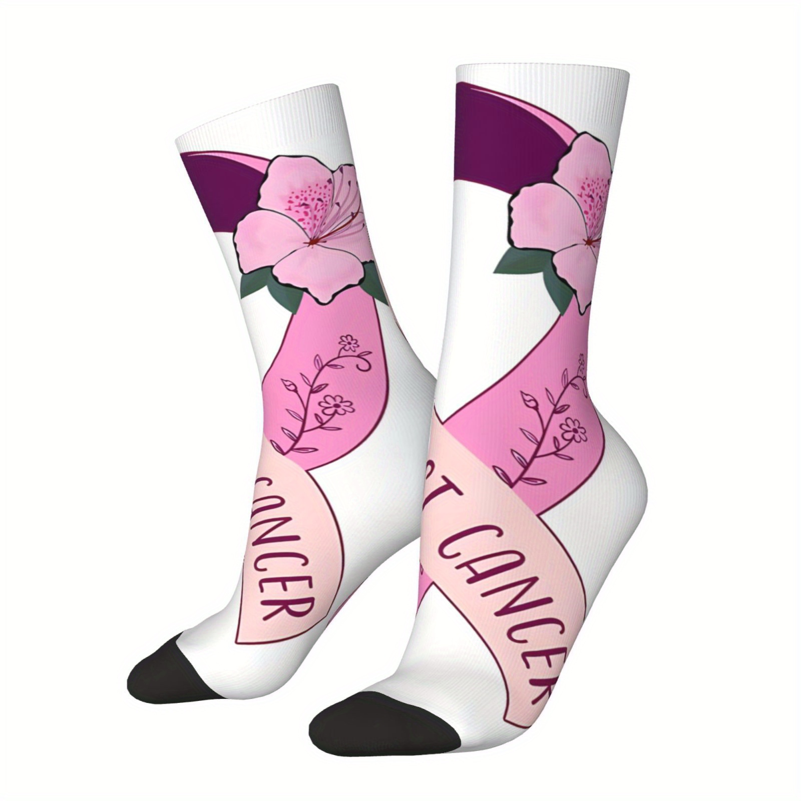 1 Pair Men's Hip Hop Vintage Breast Awareness Socks, Funny Socks, Happy Quality Pattern Printed, , Knit Fabric, Polyester , Machine Washable
1 Pair Men's Hip Hop Vintage Breast Awareness Socks, Funny Socks, Happy Quality Pattern Printed, , Knit Fabric, Polyester , Machine Washable