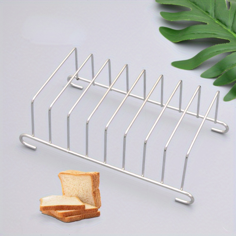 1pc Stainless Steel Toast Rack, Air Fryer Accessory Baking Mold, Bread Home Electric Fryer Rack Cooling Stand, Uncharged, Precision Welded Construction
1pc Stainless Steel Toast Rack, Air Fryer Accessory Baking Mold, Bread Home Electric Fryer Rack Cooling Stand, Uncharged, Precision Welded Construction
